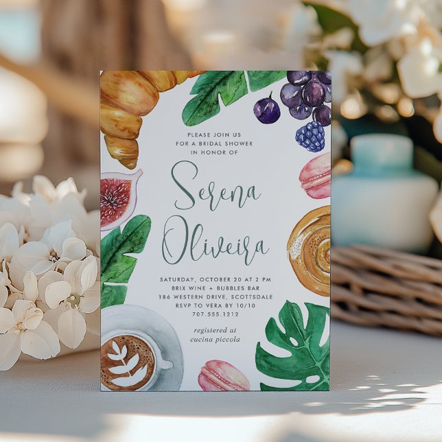 Tropical Summer Brautparty Brunch Einladung (Von Creator hochgeladen)