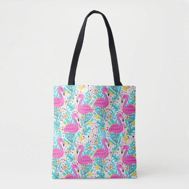 Tropical Summer Flamingo: Helle Muster Elemente (Vorderseite)
