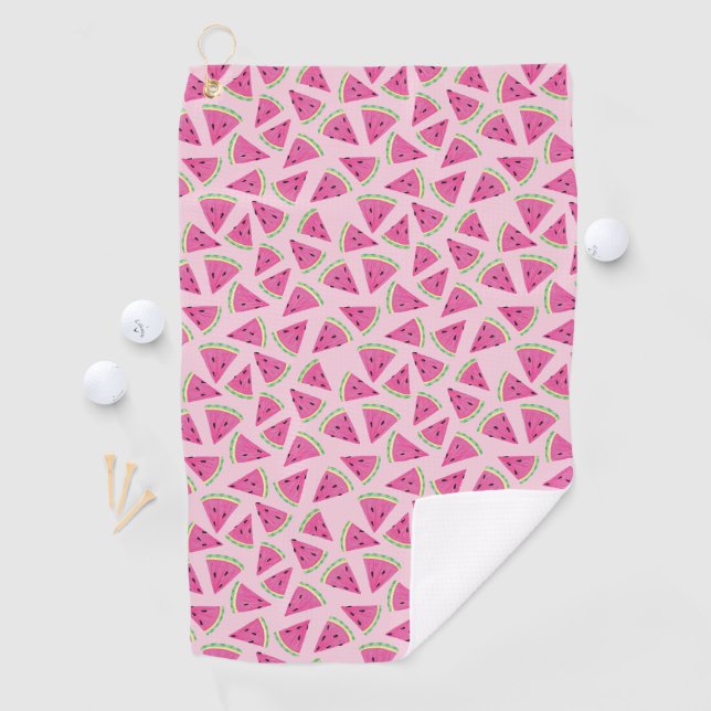 Tropical Summer Fruit Watermelon Muster Golfhandtuch (Insitu)