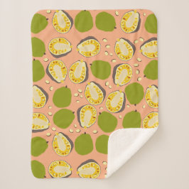Tropical Summer Jackfruits Pattern - Exotic Frucht Sherpadecke