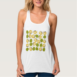 Tropical Summer Jackfruits Pattern - Exotic Frucht Tank Top
