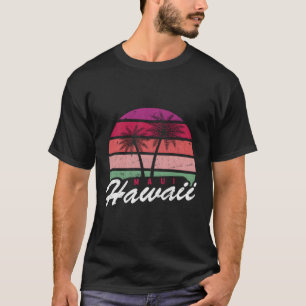 Tropical Summer Vacation Palm Trees Maui Hawaii T-Shirt