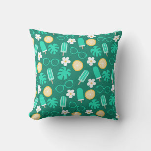Tropical Summer Vibes Pattern Kissen