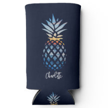 Tropical Sunset Beach Ananas Personalisiert