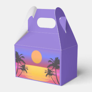 Tropical Sunset Graphic Geschenkschachtel