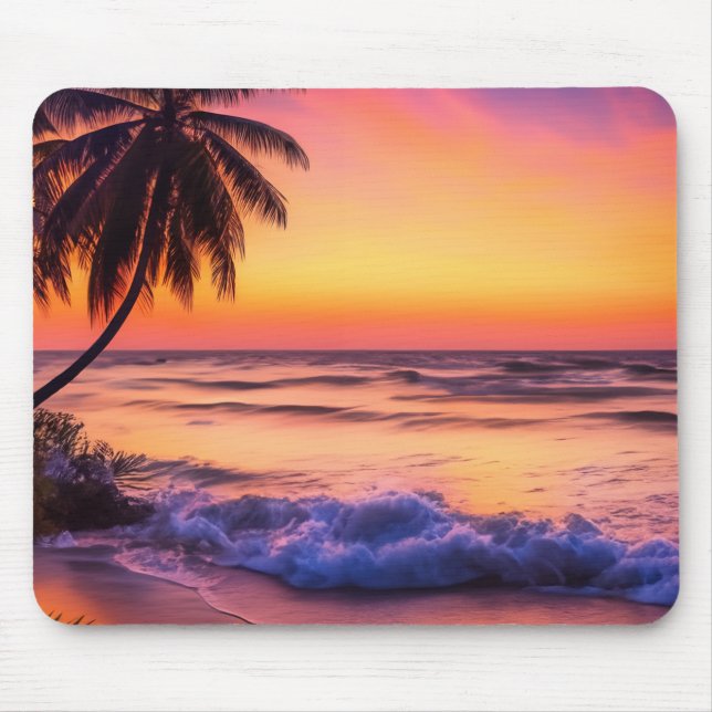 Tropical Sunset Mousepad (Vorne)