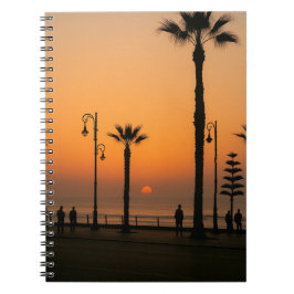 Tropical Sunset Notebook - Inspirierend und Friedl Notizblock