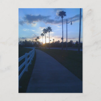 Tropical Sunset Postcard Postkarte