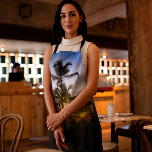 Tropical Sunset Print Schürze (Von Creator hochgeladen)
