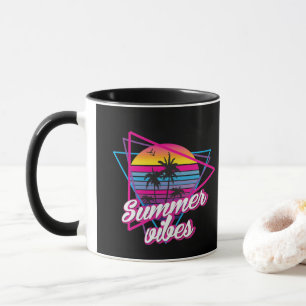 Tropical Sunset Summer Vibes Coffee Tasse