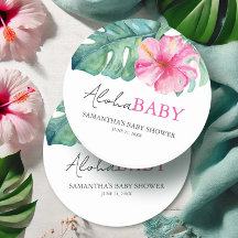Tropical Theme Girl Baby Dusche