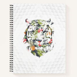 TROPICAL TIGER Graph Paper Spiral Notebook Notizbuch