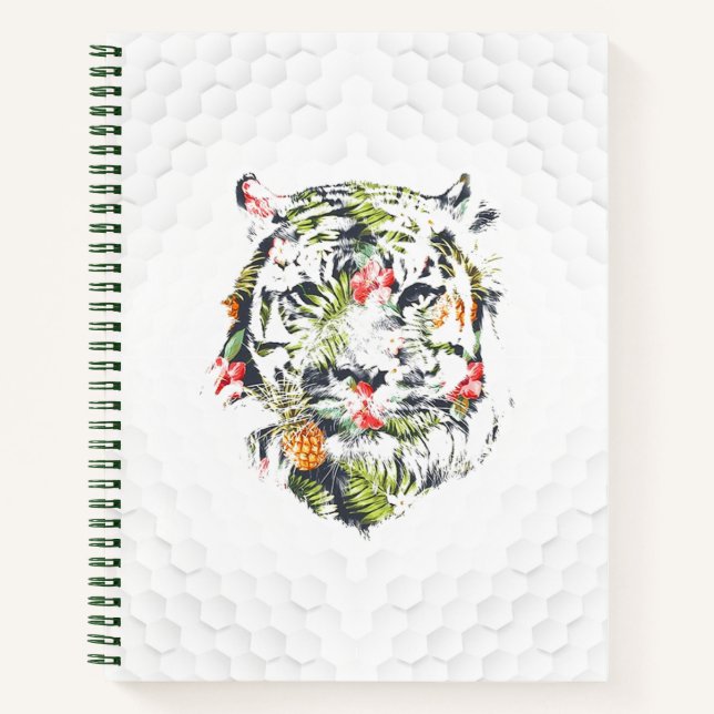 TROPICAL TIGER SpiralNotebook Primärblatt K2 Notizbuch (Vorderseite)