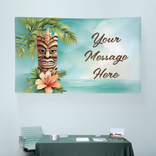 Tropical Tiki Party Banner