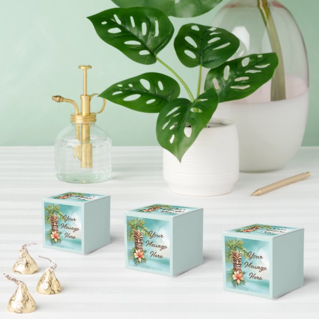 Tropical Tiki Party Geschenkschachtel (Zahlreiche)