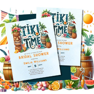 Tropical Tiki Party Wedding Luau Brautparty