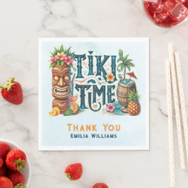 Tropical Tiki Party Wedding Luau Brautparty Serviette