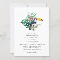 Tropical Toucan Beach Bachelorette Wochenende Entd
