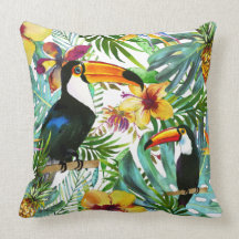 Tropical Toucan Paradise Palm Ananas Moderne