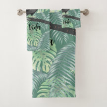 Tropical Toucan Pura Vida Design Handtuch Set