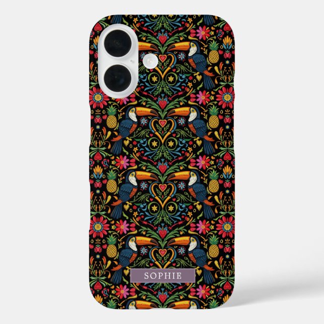 Tropical Toucan Vibrant  Case-Mate iPhone Hülle (Rückseite)
