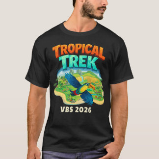 Tropical Trek Vbs 2026 Insel Vogel T-Shirt