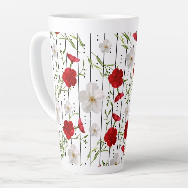 Tropical Trellis Garden Art Milchtasse (Linke Ecke)