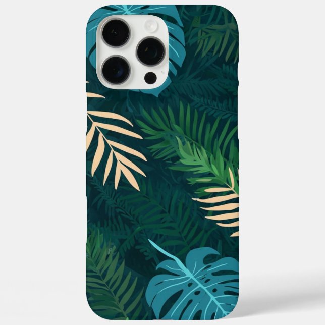  Tropical Vibes – Botanical iPhone Cover (Rückseite)