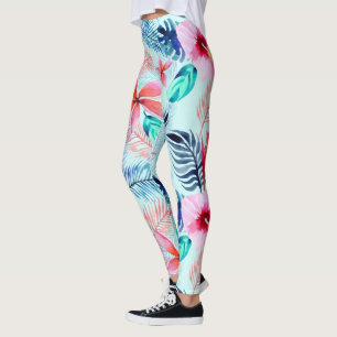 Tropical Vibes   Insel Floral Leggings