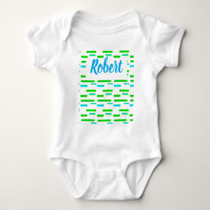 Tropical Vibes Robert Ihren Namen Baby Bodysuit hi Strampler