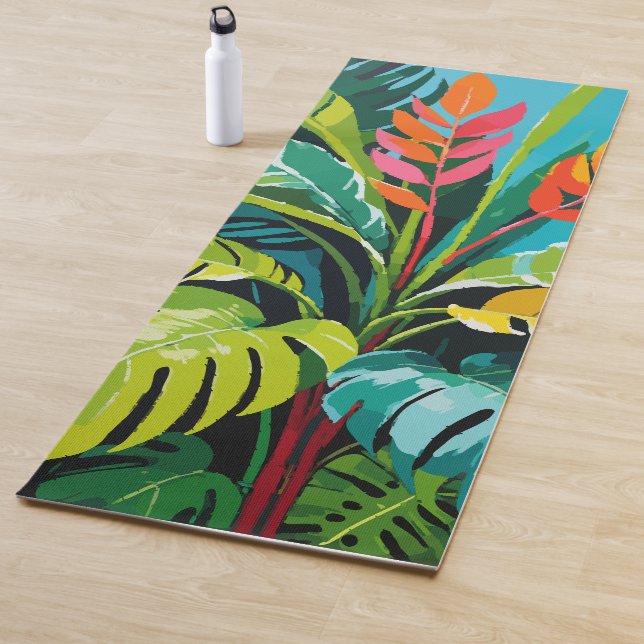 Tropical Vibes Yogamatte (Beispiel)
