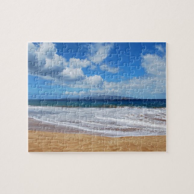 Tropical Wailea Beach, Maui Hawaii Puzzle (Horizontal)