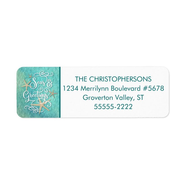 Tropical Watercolor SEAsons Grüße (Vorne)