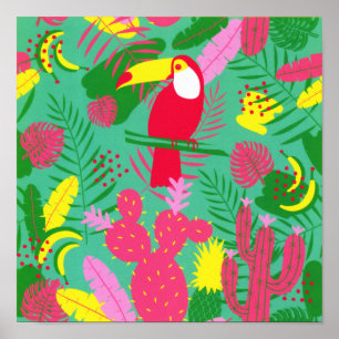 Tropical Wild Jungle Paradise Poster