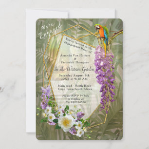 Tropical Wisteria Paradise Einladung