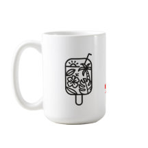 Tropicaler Sommer Schluckt Kaffeetasse | Minimalis