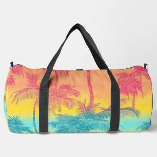 Tropicaler Sonnenuntergang-Reise Duffle Bag
