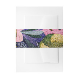 Tropicalische Modernismus-Schreibwarenband Einladungsbanderole