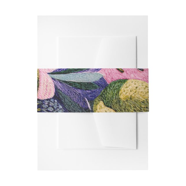 Tropicalische Modernismus-Schreibwarenband Einladungsbanderole (Vorderseite Beispiel)