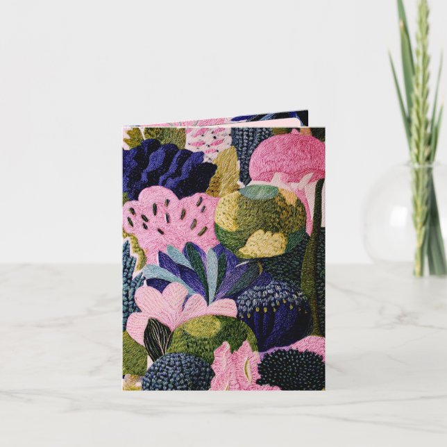 Tropicalischer Modernismus Grußkarte Karte (Vorderseite)