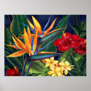 Tropicalisches Paradies Fine Art Poster