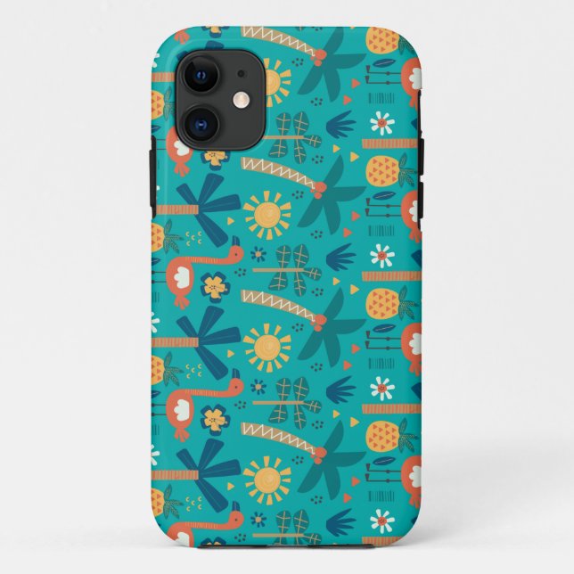 Tropicana Wasserfarbe Case-Mate iPhone Hülle (Rückseite)