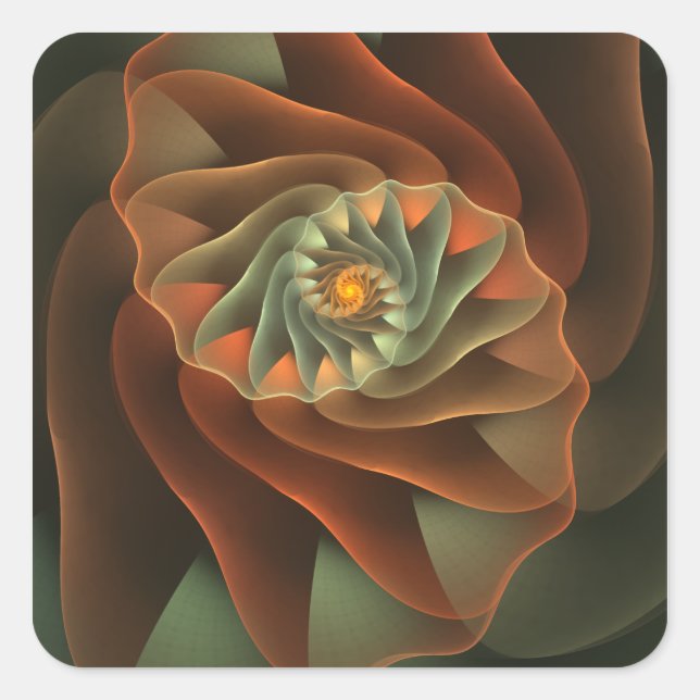 Tropicanna Quadratischer Aufkleber (Vorderseite)