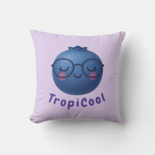 TropiCool Blueberry- Niedlich & Dreamy Fruit Decor Kissen