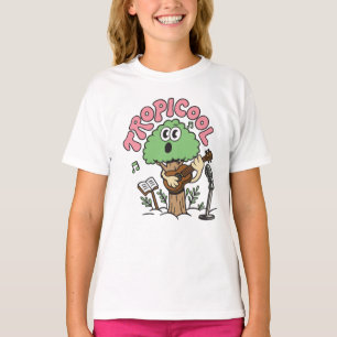 Tropicool Singender Baum Cartoon – Lustig Tropical T-Shirt