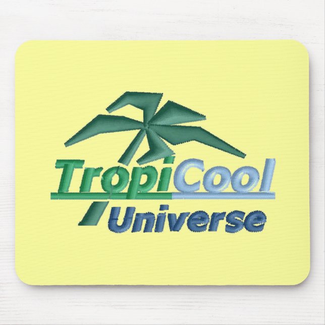 TropiCoolUniverse-Mauspad (gelb) Mousepad (Vorne)