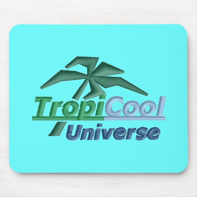 TropiCoolUniverse Mousepad (blau) (Vorne)