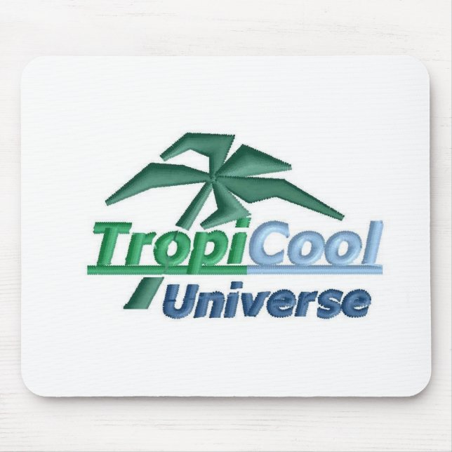 TropiCoolUniverse Mousepad (weiß) (Vorne)