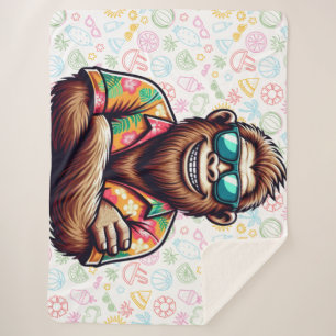 Tropisch/Beach yeti/bigfoot Sherpadecke
