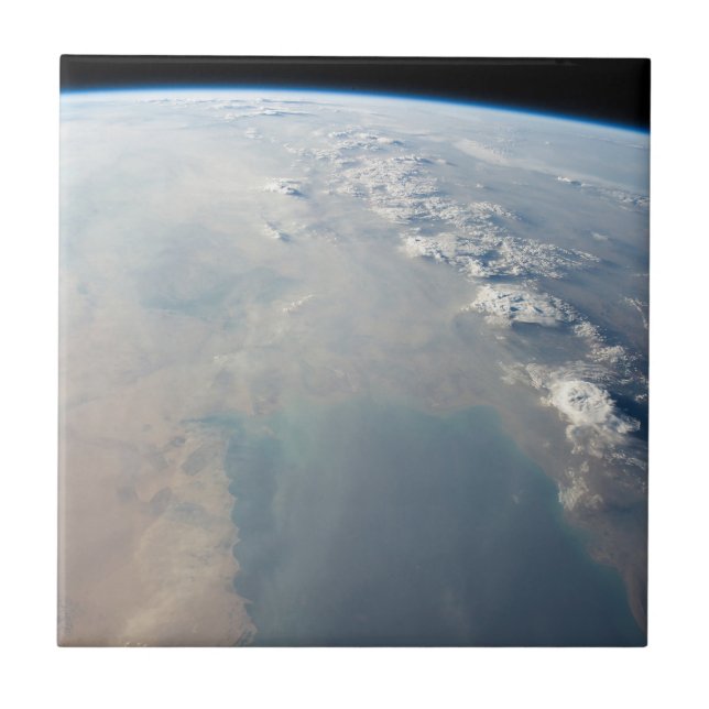 Tropisch blaue Gewässer des Persischen Golfs. 2 Fliese (Vorderseite)